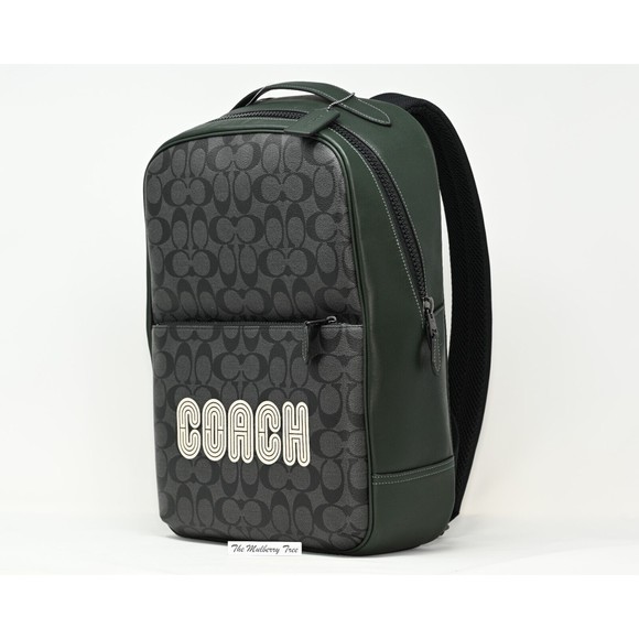 COACH WESTWAY Backpack Colorblock Signature Canvas w Patch CE489 NWT $498 - Picture 2 of 12
